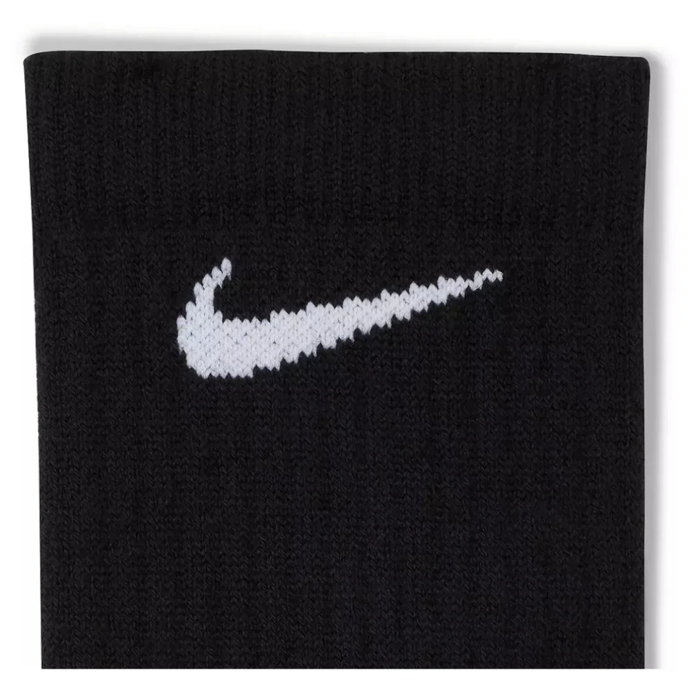 Nike Elite Black and White Athletic Socks Youth 3Y-5Y Womens 4-6 (1 Pair)